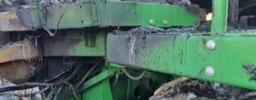 В Одесской области фермеру сожгли еще два комбайна John Deere  